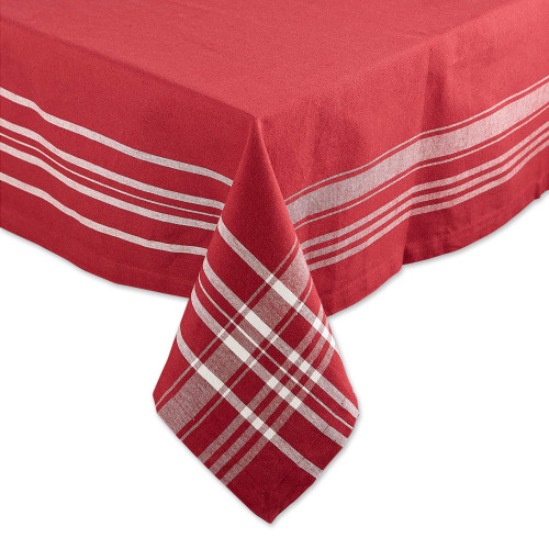 DII Harvest Market Tabletop Collection, Redwood, Tablecloth, 60x84