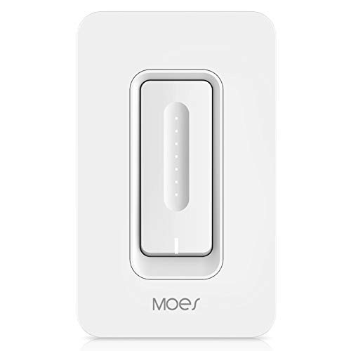 WiFi Smart Dimmer Light Switch Wireless Remote Control Anywhere Works with Alexa and Google Assistant Timing Function No Hub Required Neutral Wire Require (Dimmer Light Switch(WT03S))