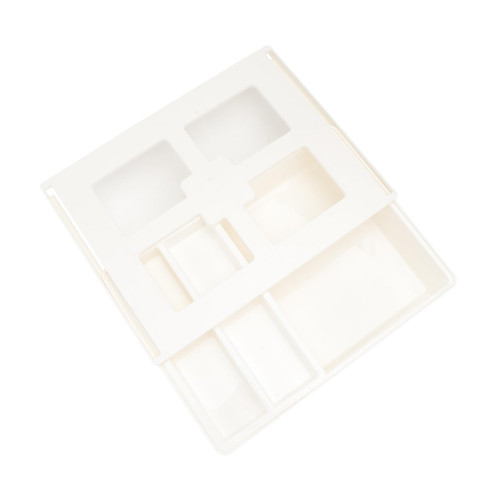 Tofficu 1pc Under Desk Pen Pencil Drawer Stationery Table Drawer Underdesk Pencil Tray Out Drawer Underdesk Drawer Organizer Hiding Drawer Tray Hidden Desk Tray Office Manager White Track