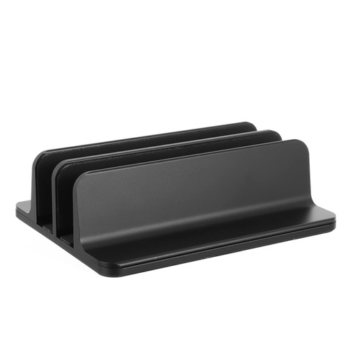 BESTOYARD Laptop Stand Tablet Vertical Holder Desk Laptop Bracket Notebook Holder Rack Tablet Desk Stand Desk Laptop Holder Desktop Notebook Dock Laptop Base Mount Office Flat Aluminum Alloy