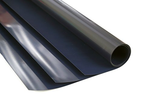 GIO-Flex Heat Transfer Vinyl Roll 20" x 3.2ft - 3 Sheets, Navy - Iron on HTV PU Roll Adhesive Vinyl, Iron-On Transfer, Heat Press, DIY Design for T-Shirts (PU, Navy)