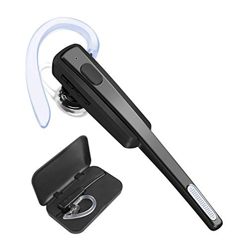 Bluetooth Headset, COMEXION Ultralight Wireless Bluetooth Earpiece Cell Phones Noise Cancelling Mic-Compatible iPhone, Android Other Smartphones (Black+ Case) Bluetooth Headset, COMEXION Ultralight Wireless Bluetooth Earpiece Cell Phones Noise Cancelling Mic-Compatible iPhone, Android Other Smartphones (Black+ Case)