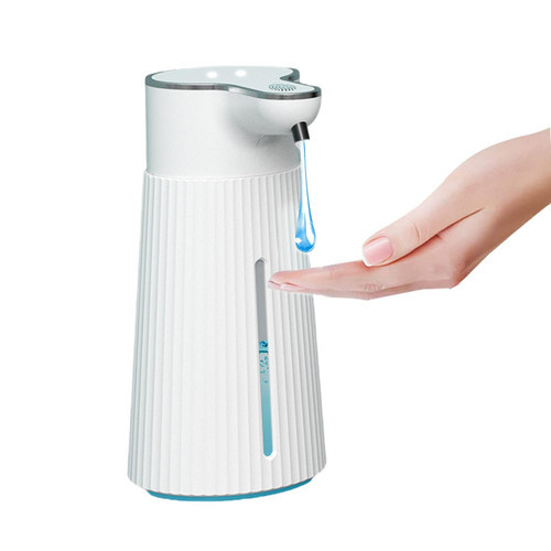WyhDamaiD Automatic liquid soap dispenser,Touchless Dish Soap Dispenser 13.5oz/400ML Sensor Electric Hand Free Soap Dispenser Motion Sensor Wall Mount Rechargeable Waterproof Pump for Bathroom,Kitchen