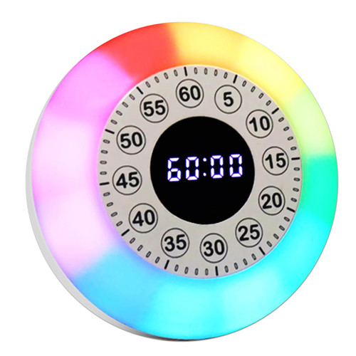 Visual Timer with RGB Light for Kids Rechargeable Toddler Timer Countdown Timers Clock Timer 60 Minute Visual Timer Adults Time Management Tool for Home Classroom Office