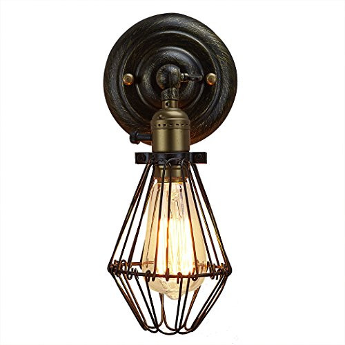 CLAXY Ecopower Industrial Opening and Closing Light Wall Sconce -1 Pack