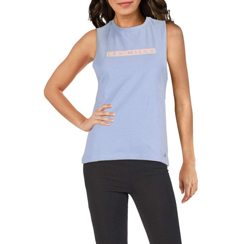 Reebok Les Millsperf Cotton Tank, Denim Dust, X-Small