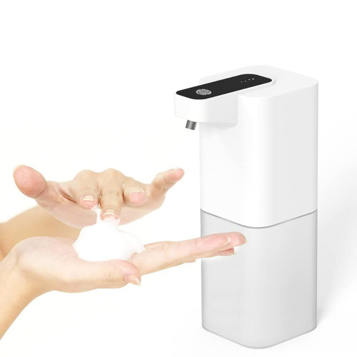 ikasus Automatic Soap Dispenser Smart Foaming Hand Soap Dispenser Touchless Soap Dispenser Rechargeable Soap Dispenser with 4 Levels of Adjustable Sensor for Toilet Hotel Kitchen Bathroom Type 2