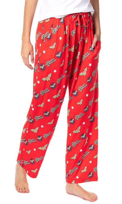 DC Comics Womens' Wonder Woman Classic Character Symbol Sleep Pajama Pants (Medium) DC Comics Womens' Wonder Woman Classic Character Symbol Sleep Pajama Pants (Medium)