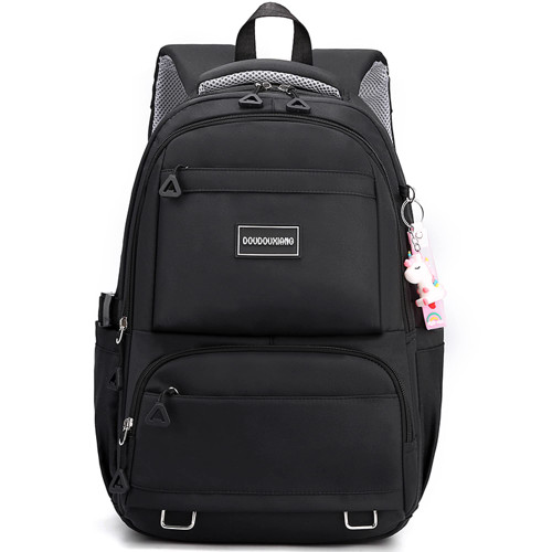 Woyiyaan Backpack for School Girls Bookbag Cute Bag College Middle High Elementary School Backpack for Teen Girls (Black)