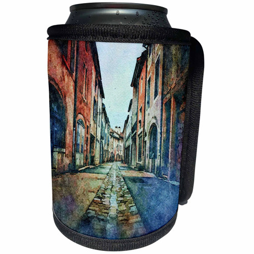 3dRose A Road In Paris Image Of Watercolor Painting - Can Cooler Bottle Wrap (cc-377334-1) 3dRose A Road In Paris Image Of Watercolor Painting - Can Cooler Bottle Wrap (cc-377334-1)