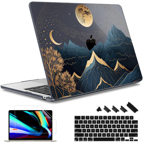 May Chen Compatible with MacBook Air 13.6 Inch Case 2022 Release Model A2681 M2 Chip, Plastic Hard Shell Case Cover for MacBook Air 13.6 inch with Liquid Retina Display, Traditional