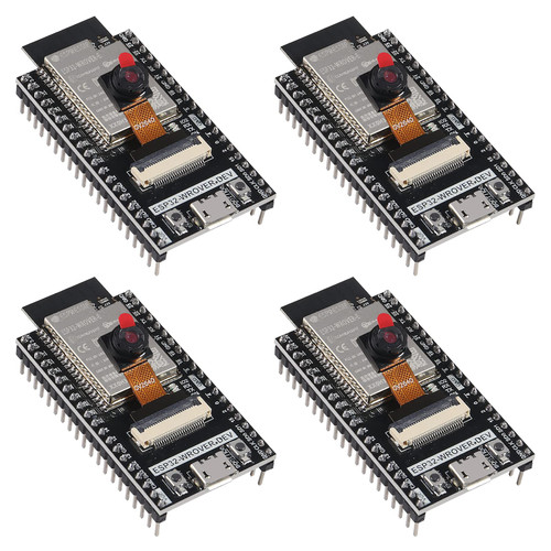 ACEIRMC 4pcs ESP32-WROVER Board ESP32 Development Board with Camera Wi-Fi Bluetooth Compatible with Arduino IDE