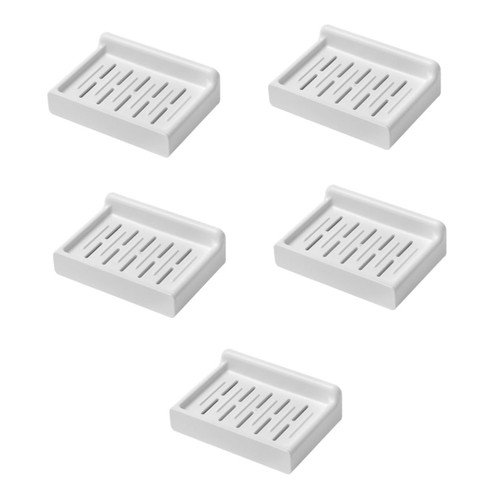 Cabilock 5pcs Wall Mounted soap Dish soap Dish Holder Bathroom soap Holder soap Dishes for bar soap Wall soap Dish soap Drainer Tray Scrubber Tray abs Travel White take a Bath Dispenser Cabilock 5pcs Wall Mounted soap Dish soap Dish Holder Bathroom soap Holder soap Dishes for bar soap Wall soap Dish soap Drainer Tray Scrubber Tray abs Travel White take a Bath Dispenser