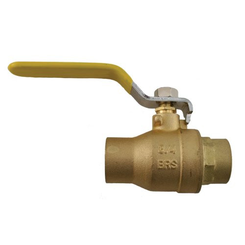 PlumBest B67211R 1-1/4-Inch Sweat Brass Ball Valve