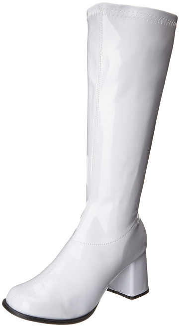 Ellie Shoes Women's Gogo Boot, White, 11 M US