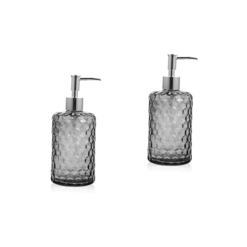 Cabilock 2pcs Glass Bottle soap Pump Bottle Glass soap Dispenser Essential Oil Pump foaming soap Dispenser Empty Liquid soap Bottle Pump Lotion Bottle Filling Lotion Pump Bottle Travel