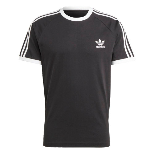 adidas Originals Men's Adicolor Classics 3-Stripes T-Shirt, Black, Large