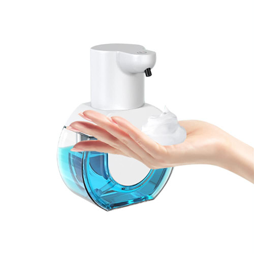 Automatic Soap Dispenser Rechargeable Soap Dispenser Touchless Automatic Soap Dispenser Smart Liquid Hand Soap Dispenser for Home Bathroom Kitchen, 4 Adjustable Soap Dispensing Levels Type 1