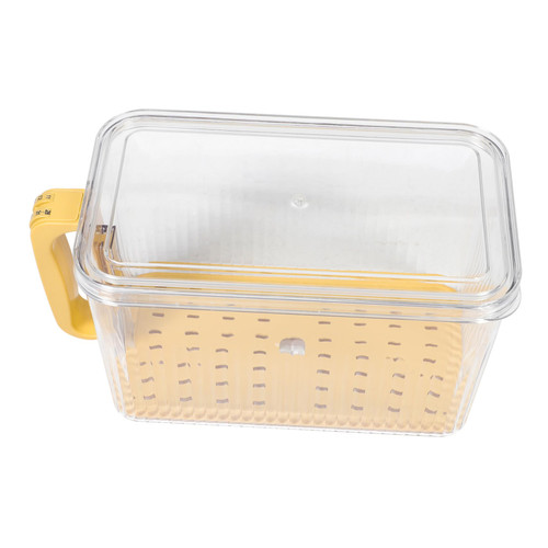 NOLITOY Box Food Containers Fridge Fruit Container Fruit Canister Storage Container Fridge Food Holder Bread Saver Fridge Food Organizer Bread Holder Storage Rack Plastic Toast