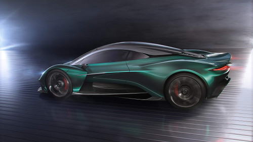 Iconic Arts Supercar Laminated Poster 24x36- Aston Martin Vanquish Vision Geneva Motor Show