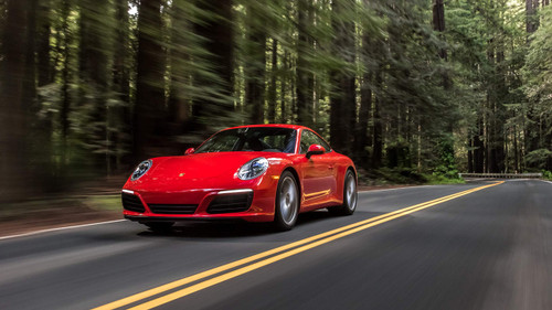 Iconic Arts Supercar- Porsche 911 Carrera 4S Coupe Laminated 24x36 Poster