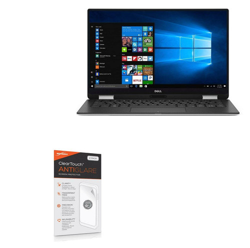 BoxWave Screen Protector Compatible with Dell XPS 13 2-in-1 (9365) - ClearTouch Anti-Glare (2-Pack), Anti-Fingerprint Matte Film Skin for Dell XPS 13 2-in-1 (9365)