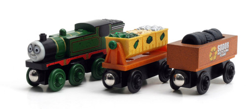 Thomas And Friends Wooden Railway - Whiff and the Scrap Cars