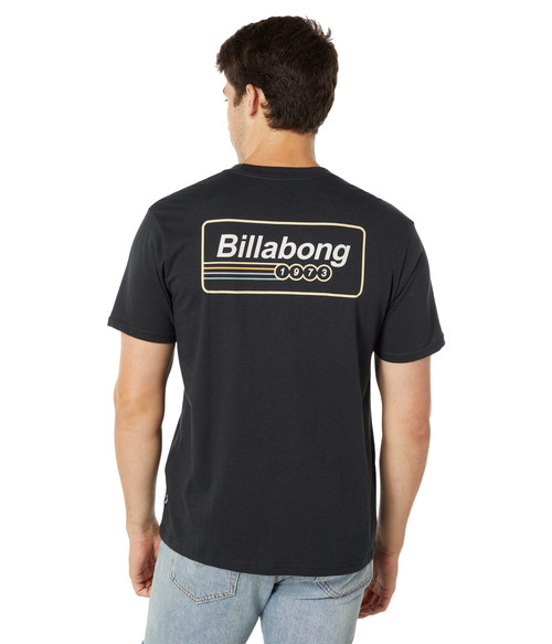 Billabong Walled Short Sleeve Tee Black 2 LG