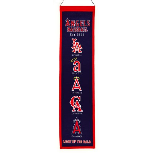 Winning Streak Sports MLB Los Angeles Angels Heritage Banner Winning Streak Sports MLB Los Angeles Angels Heritage Banner