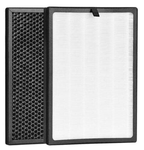 COSTWAY 1 Pack Air Purifier Filter Replacement, 3-in-1 H13 True HEPA & Activated Carbon Filter, Smart True HEPA Filter Replacement for Air Purifier, Suitable for Home & Office