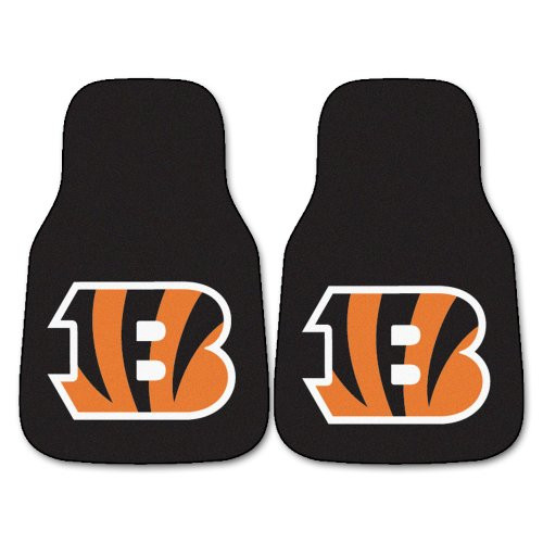 FANMATS NFL Cincinnati Bengals Nylon Face Carpet Car Mat FANMATS NFL Cincinnati Bengals Nylon Face Carpet Car Mat