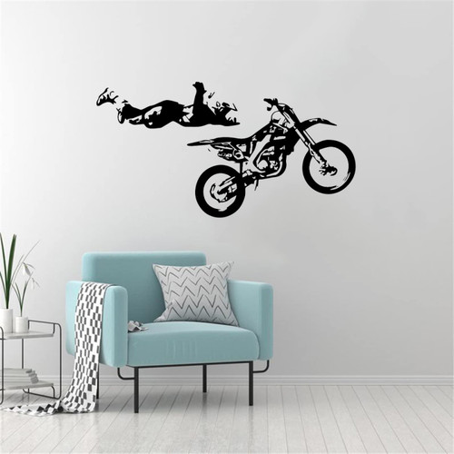 RTYUIHN Extreme Sports Wall Sticker Motorcycle Offroad Vinyl Decal car Art Wall Decoration Motorcycle Poster Bedroom Mural RTYUIHN Extreme Sports Wall Sticker Motorcycle Offroad Vinyl Decal car Art Wall Decoration Motorcycle Poster Bedroom Mural
