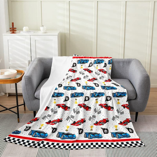 Race Car Flannel Fleece Throw Blanket,All Season Speed Sports Car Bed Blanket Racing Car Fuzzy Blanket for Bed Sofa Couch,Bedroom Decor Extreme Sports Automobile Plush Blanket Twin 60"x80" Race Car Flannel Fleece Throw Blanket,All Season Speed Sports Car Bed Blanket Racing Car Fuzzy Blanket for Bed Sofa Couch,Bedroom Decor Extreme Sports Automobile Plush Blanket Twin 60"x80"