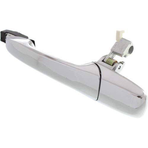 Evan Fischer Exterior Door Handle Compatible with Mazda 6 03-08 / CX-9 07-13 Front LH Outside All Chrome (=Rear LH)