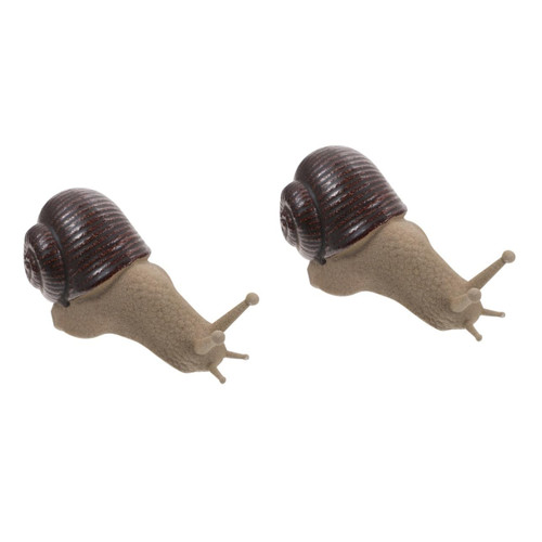 ARTIBETTER 2pcs Ornaments Collectible Figurines Mini Snail Model Snail Figure Ceramic Animal Figurine Snail Sculpture Auto Accessories for Cars Decorative Statue Fish Tank Interior Ceramics