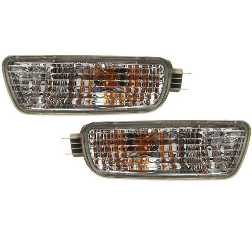 CarLights360: For 2001 02 03 2004 Toyota Tacoma Front Signal/Corner Light Driver and Passenger Side Pair w/Bulbs DOT Certified For TO2530140 TO2531140