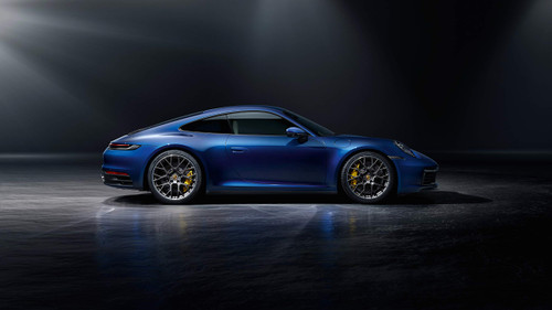 Iconic Arts Laminated 42x24 Poster: 2019 Porsche 911 Carrera 4s 4k HD
