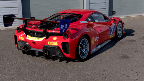 Iconic Arts Laminated 42x24 Poster: Ferrari 488 Challenge evo 2020 2 4k hd Cars HD