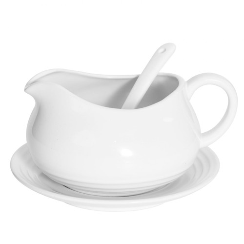 Gonioa 24 Oz Gravy Boat with Ladle and Saucer, Ceramic White Gravy Dish, Porcelain Saucier with Dripless Lip Spout for Gravy, Warming Sauces, Salad Dressings, Milk & More - Microwave & Freezer Safe Gonioa 24 Oz Gravy Boat with Ladle and Saucer, Ceramic White Gravy Dish, Porcelain Saucier with Dripless Lip Spout for Gravy, Warming Sauces, Salad Dressings, Milk & More - Microwave & Freezer Safe