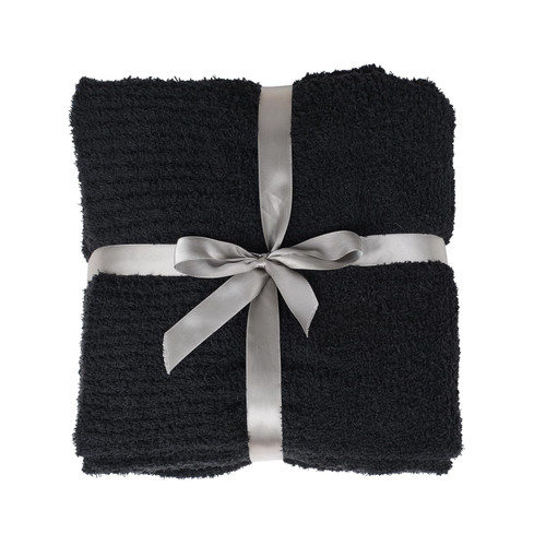 Super Soft Blanket Knit Throw Blanket 50"x60" Lightweight Cozy Warm Blanket Chunky Fluffy Blankets Throws and Blankets for Couch Sofa Bed Office, Black Super Soft Blanket Knit Throw Blanket 50"x60" Lightweight Cozy Warm Blanket Chunky Fluffy Blankets Throws and Blankets for Couch Sofa Bed Office, Black