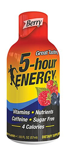 5 Hour Energy Drink Shot, Berry, 12 Count