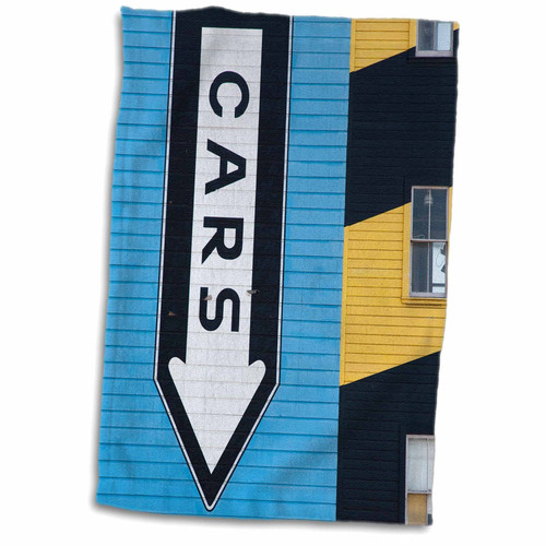 3dRose Graphic Sign, Cars, San Francisco, California - US05 DBN0030 - David... - Towels (twl-88334-1)