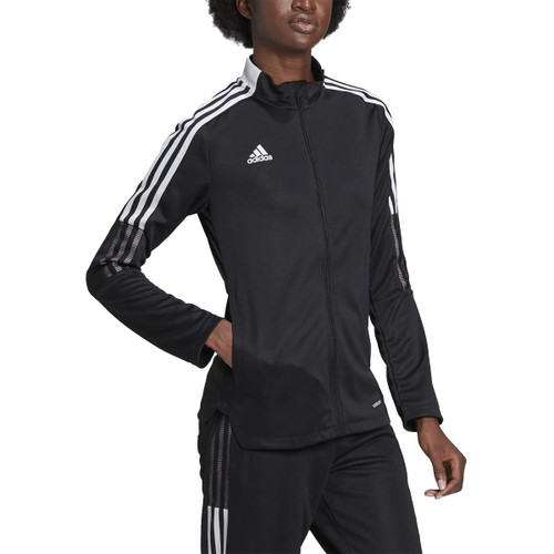 adidas womens Tiro 21 Track Jacket Black Large adidas womens Tiro 21 Track Jacket Black Large