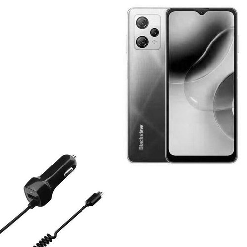 BoxWave Car Charger Compatible with Blackview A53 - Car Charger Plus, Car Charger Extra USB Port with Integrated Cable - Black BoxWave Car Charger Compatible with Blackview A53 - Car Charger Plus, Car Charger Extra USB Port with Integrated Cable - Black