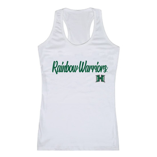 W Republic University of Hawaii Women's Script Tank Top Tee T-Shirt - White, X-Large W Republic University of Hawaii Women's Script Tank Top Tee T-Shirt - White, X-Large