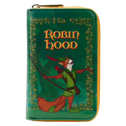 Loungefly Disney Robin Hood Book Zip Around Wallet