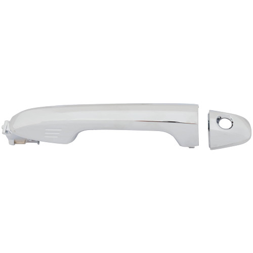 Evan Fischer Exterior Door Handle Compatible with 2016-2022 Toyota Tacoma Chrome Front, Driver Side