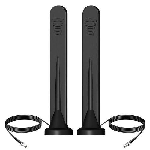 12dBi External 4G LTE 5G TS9 Magnetic Base Antenna Compatible with Netgear AT&T Nighthawk MR6110 MR6500 M6 Pro M5 MR5100 MR5200 M1 MR1100 Verizon Hotspots Router?Pack of 2??Slinkdsco