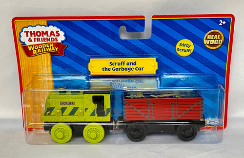 Thomas Wooden Thomas and Friends Wooden Railway - Scruff and The Garbage Car Train Engine