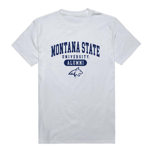 W Republic Montana State University Bobcats Alumni Tee T-Shirt - White, Large